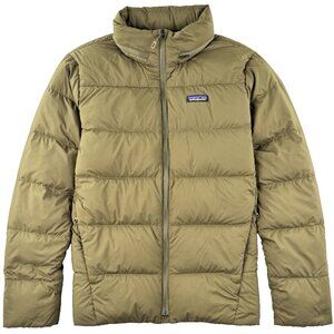 Patagonia Silent Down Jacket Mens M Cargo Green 27930 Goose Down Puffer 700 Fill